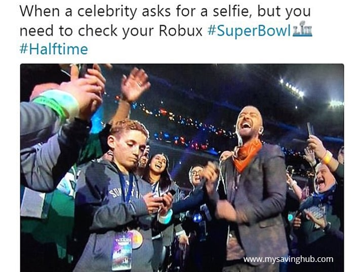 super bowl selfie meme